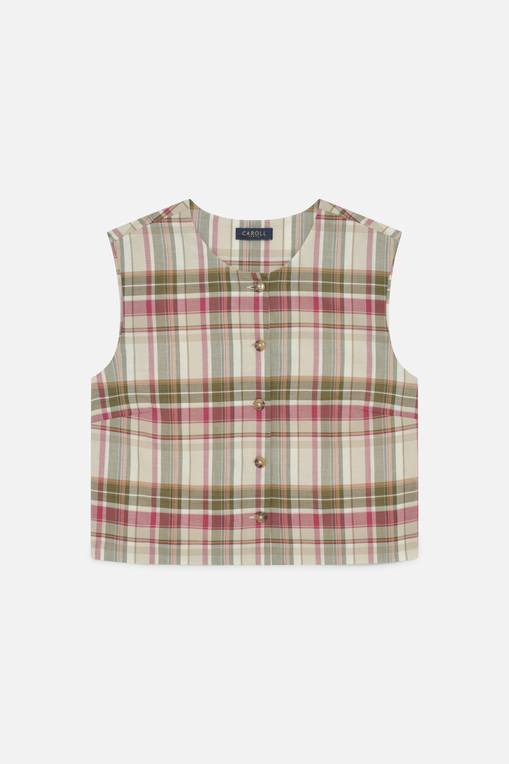 Camicia Cnoemie verde cachi donna