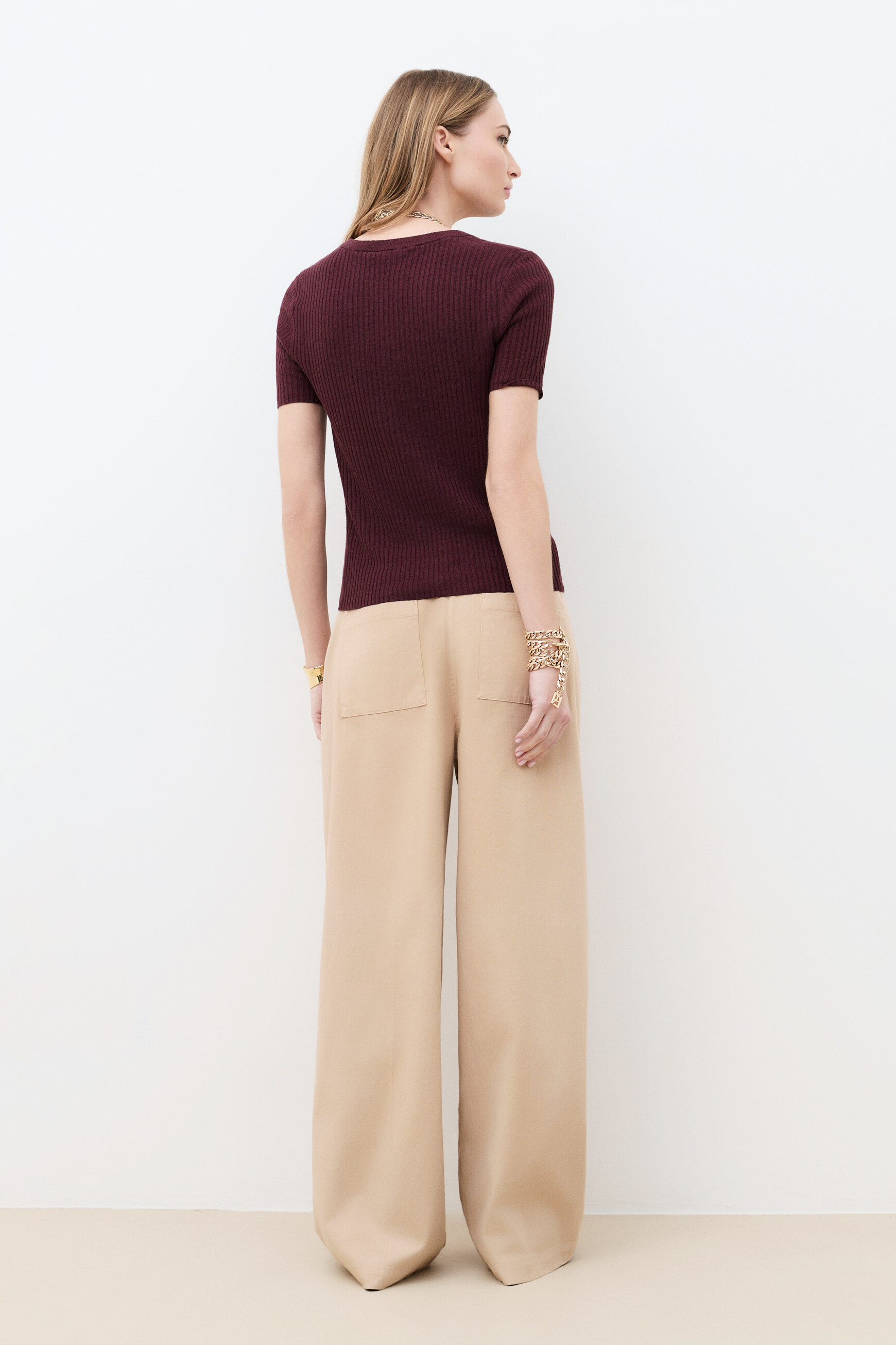 Pull Mvanessa prune femme