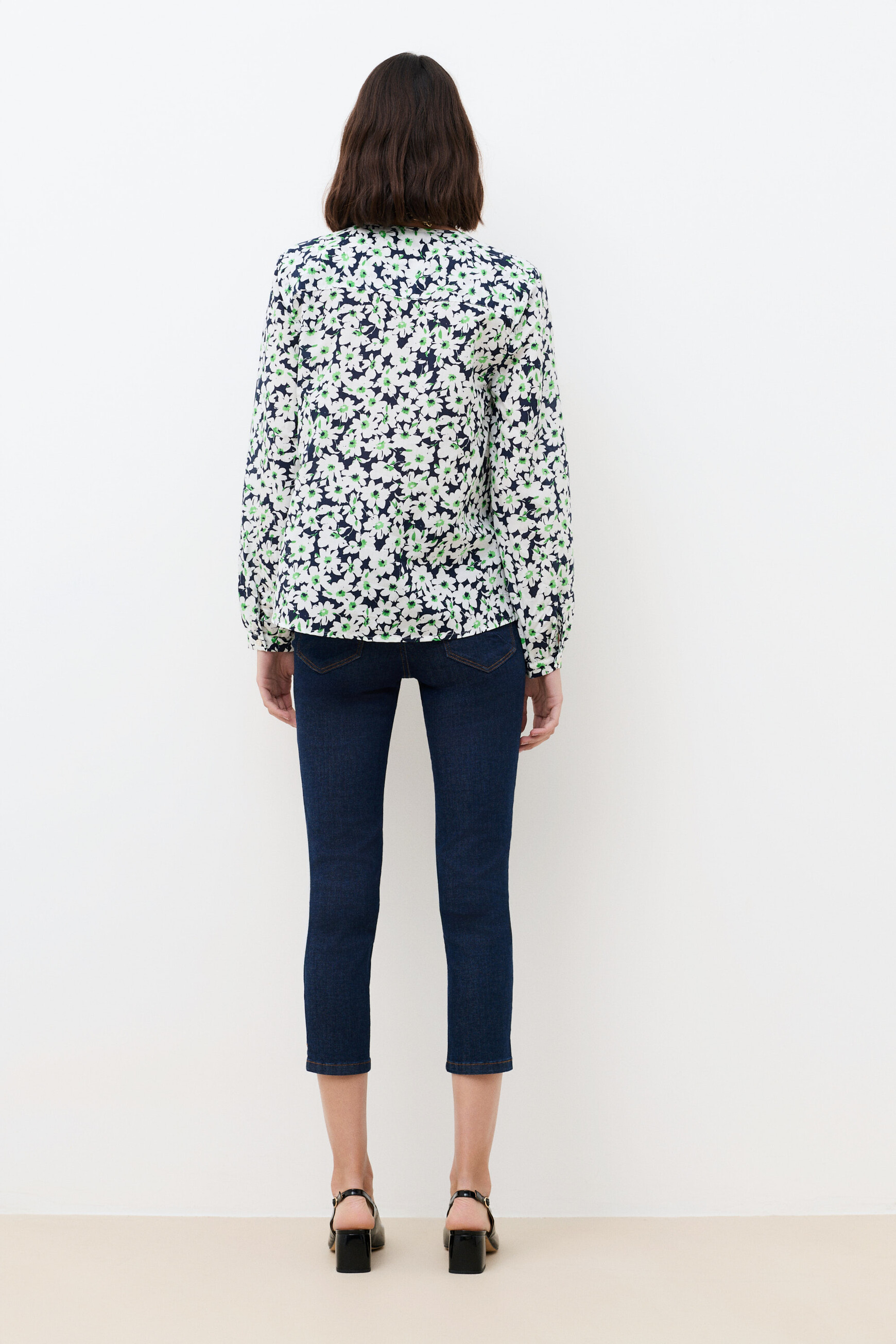 Chemise Colomby3 bleu marine femme
