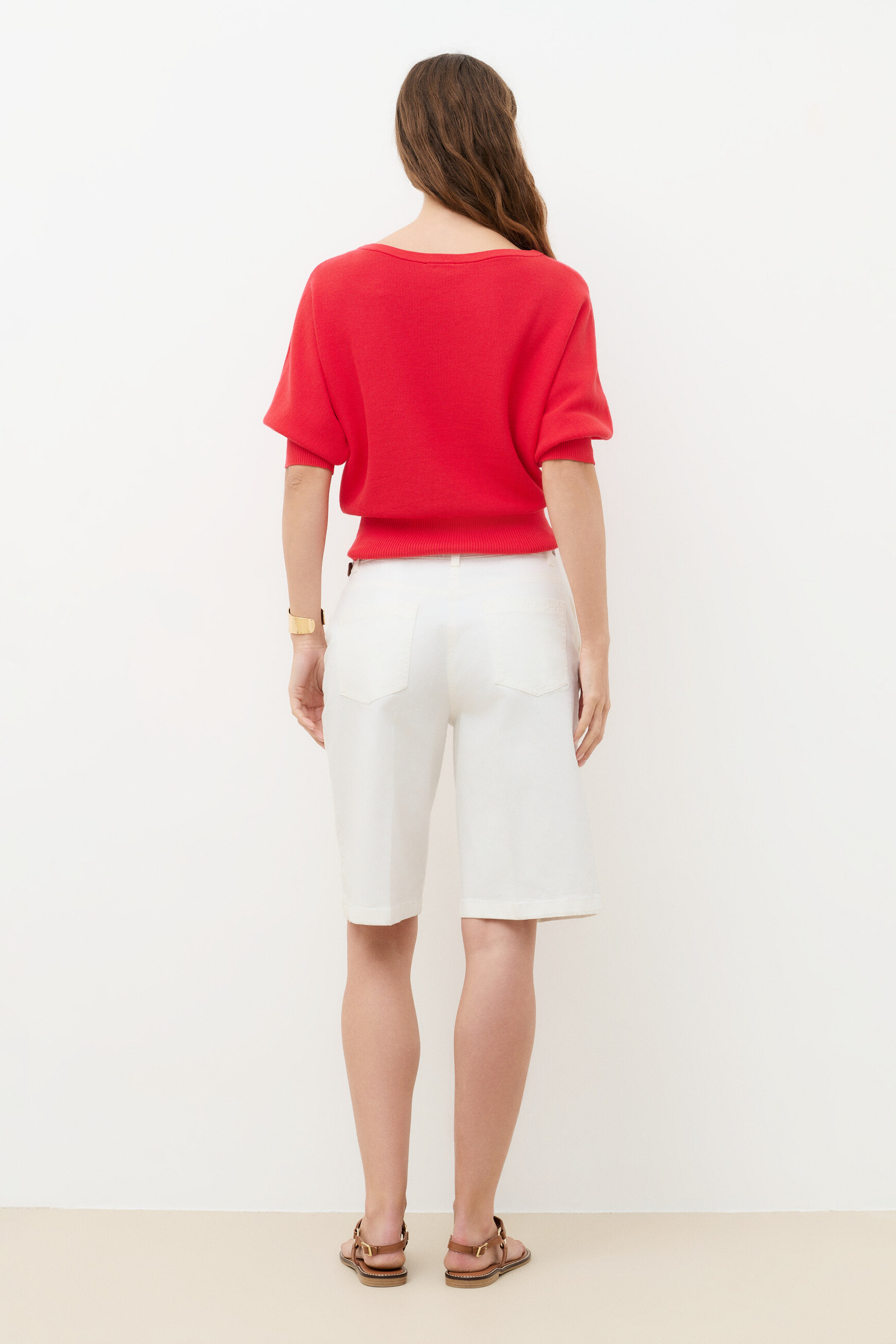 Pull joan oversize rouge femme